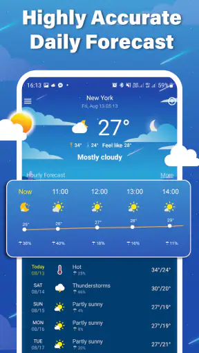 Prévisions météo locales screenshot 5