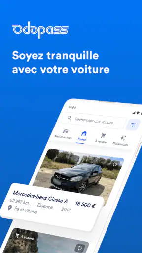 Carnet d'entretien, historique screenshot