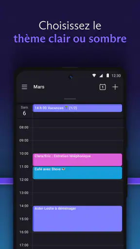 Proton Calendar: Votre agenda screenshot