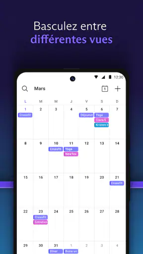Proton Calendar: Votre agenda screenshot