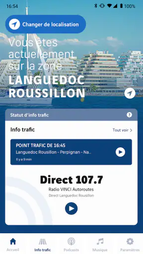 Radio VINCI Autoroutes 107.7 screenshot