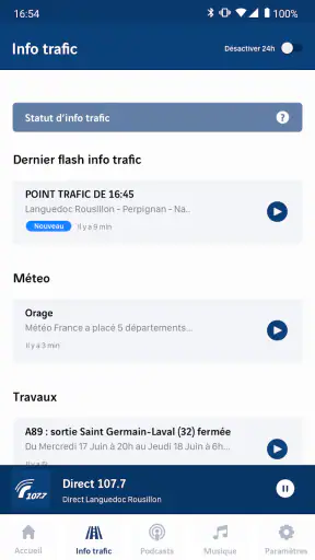 Radio VINCI Autoroutes 107.7 screenshot