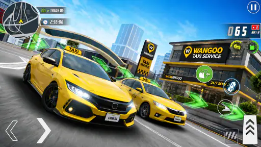 Real Taxi Car Drifting Driving screenshot 12