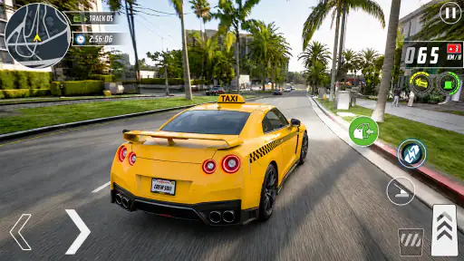 Real Taxi Car Drifting Driving screenshot 9