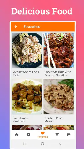 Recettes de livres de cuisine screenshot