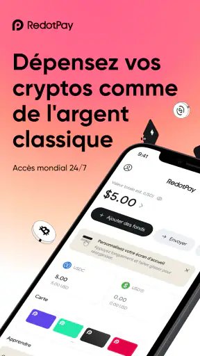 RedotPay : Carte crypto & Pay screenshot