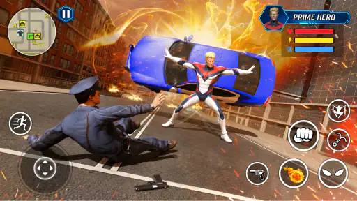Rope Flying Hero Prime screenshot 12