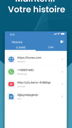 scanner et générateur code qr screenshot