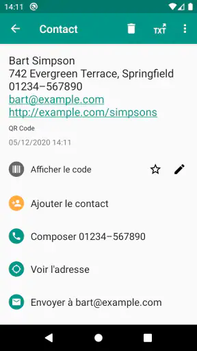 Scanner QR et code-barres screenshot