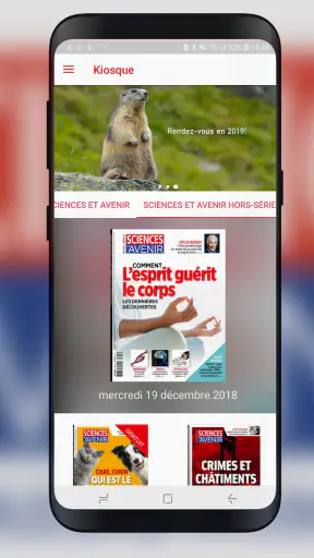 Sciences et Avenir magazine screenshot