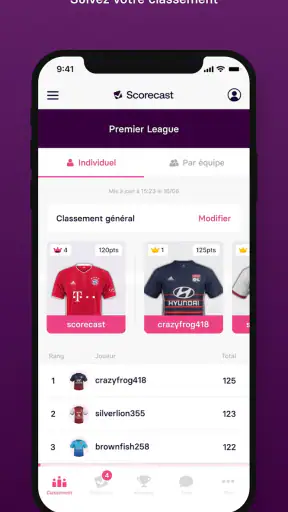 Scorecast Classique screenshot