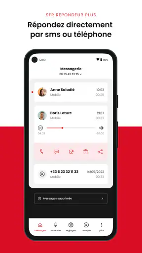 SFR Répondeur + screenshot