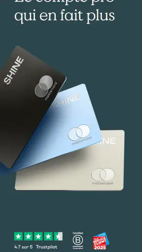 Shine - Compte pro en ligne screenshot 1