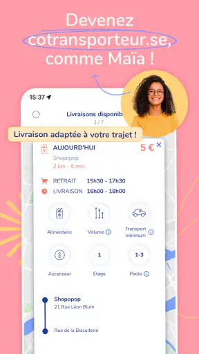 Shopopop : Cotransportage screenshot