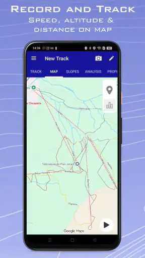Ski Tracks Lite & Cartes GPS screenshot 2