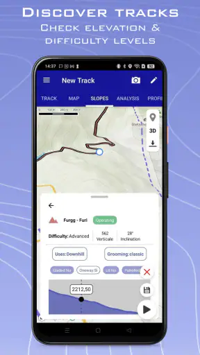Ski Tracks Lite & Cartes GPS screenshot 5