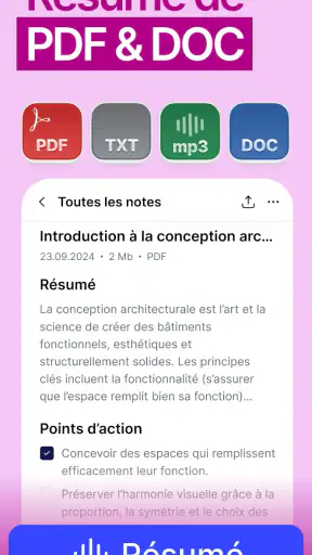 Smart Noter - Notes IA screenshot