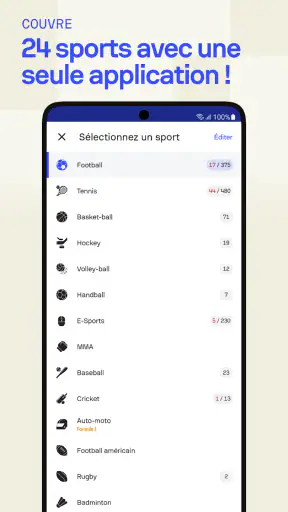 Sofascore: Résultats en direct screenshot 4
