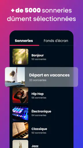 Sonnerie de Téléphone Musique screenshot 3