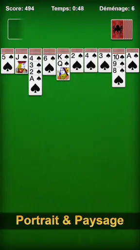 Spider Solitaire screenshot 2