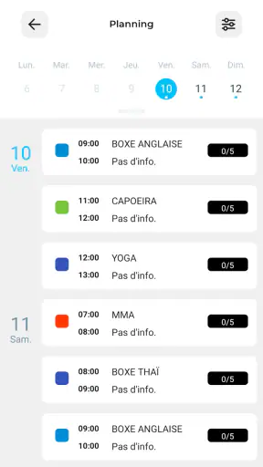 Sportigo screenshot