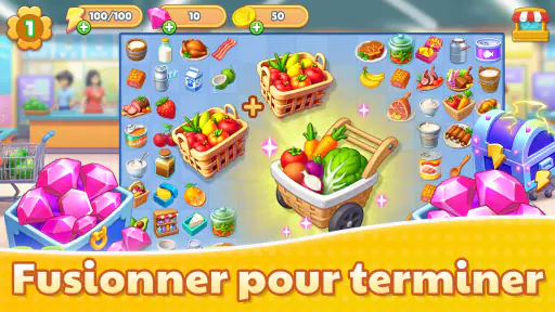 Supermarket Affairs - Merge screenshot 10