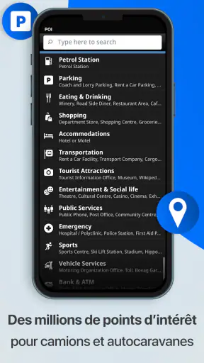 Sygic GPS Camion & Caravane screenshot