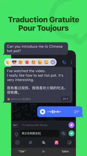 Talkin : Amis Mondiaux & Chat screenshot 2