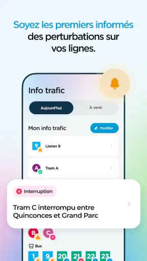 TBM mobilités screenshot