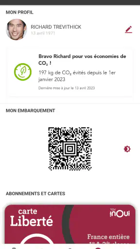 TGV INOUI PRO screenshot