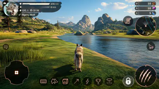 The Wolf: Jeu d’animaux MMORPG screenshot