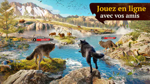 The Wolf: Jeu d’animaux MMORPG screenshot