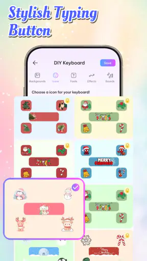 Thème de Clavier de Police screenshot