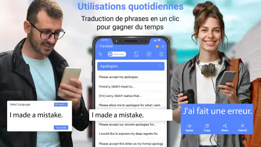 Tous Langue Traduire App screenshot