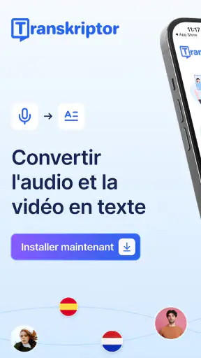 Transkriptor - Parole en Texte screenshot