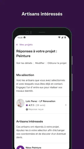 Travaux.com screenshot