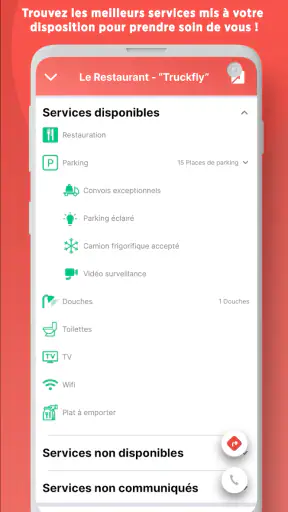 Truckfly - GPS screenshot