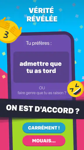 Tu préfères - Jeu de questions screenshot