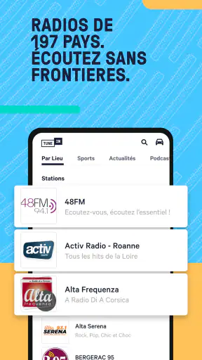 TuneIn Radio: sport & radio FM screenshot
