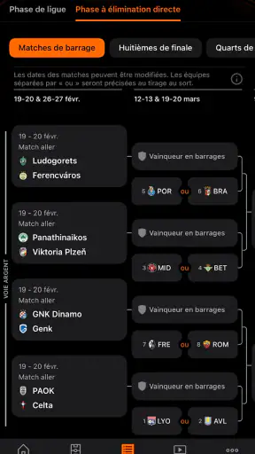 UEFA Europa League officiel screenshot
