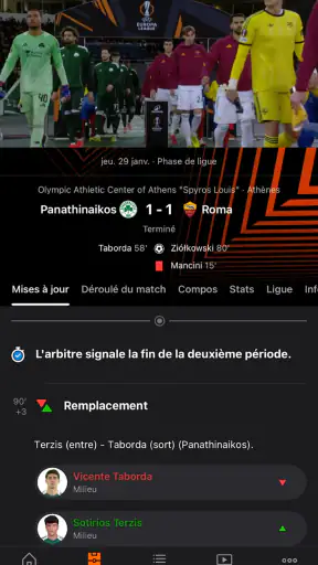 UEFA Europa League officiel screenshot
