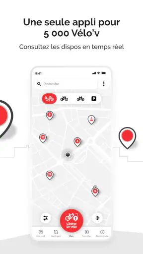 Vélo'v officiel screenshot