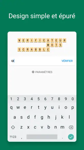 Verificateur Mots SCRABBLE screenshot