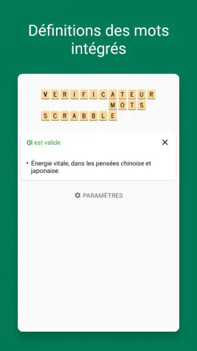 Verificateur Mots SCRABBLE screenshot