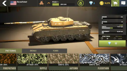 War Machines : Jeu de tanks screenshot 9