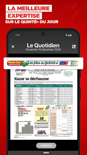 Week End: quinté et pronostic screenshot