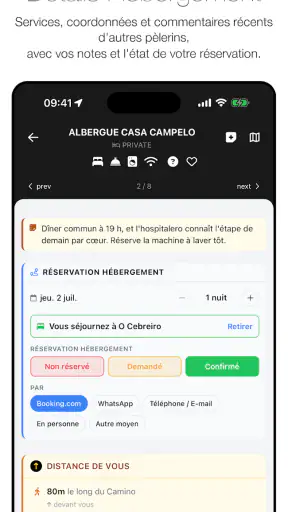 Wise Pilgrim Camino Francés screenshot