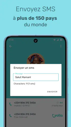 Yolla : Appels internationaux screenshot