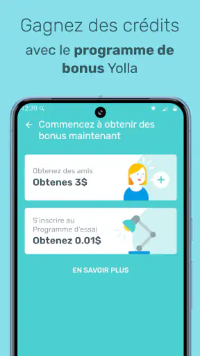 Yolla : Appels internationaux screenshot