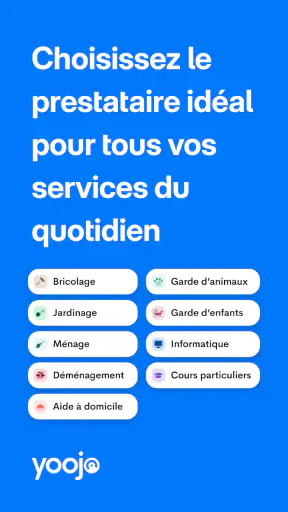 Yoojo - Service à domicile screenshot
